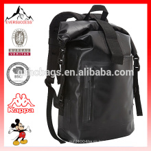 Bolso seco elegante impermeable de la mochila del viaje de la lona para caminar